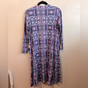 LulaRoe multi purple duster cardigan